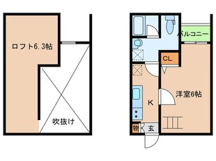 ロワジール東須磨の物件間取画像